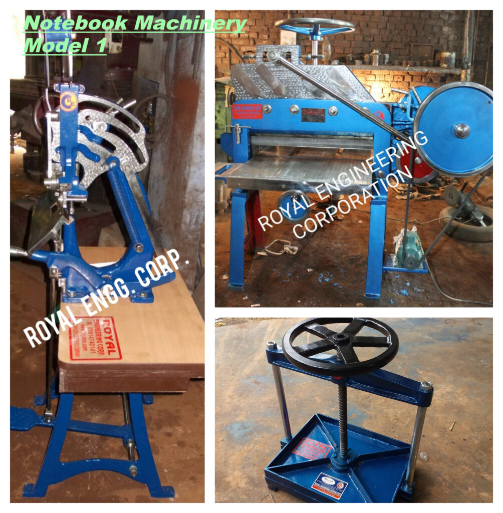 Notebook Making Machinery Model No. 1